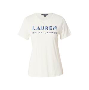 Lauren Ralph Lauren Tričko 'KATLIN'  krémová / námornícka modrá / svetlomodrá