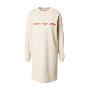 Calvin Klein Jeans Šaty  krémová / oranžová / biela