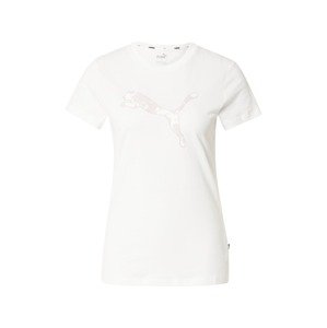 PUMA Funkčné tričko  biela / svetloružová