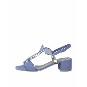 MARCO TOZZI Remienkové sandále  modrá