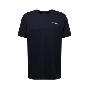OAKLEY Funkčné tričko 'MARBLE'  dymovo modrá / čierna / biela