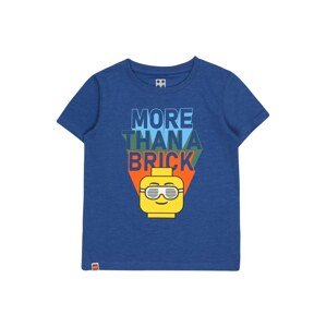LEGO WEAR Tričko  svetlomodrá / modrá melírovaná / žltá / tmavozelená / oranžová