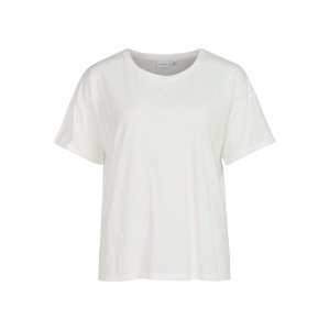 VILA Oversize tričko 'Athena'  biela / prírodná biela