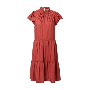 EDC BY ESPRIT Košeľové šaty  hrdzavo červená
