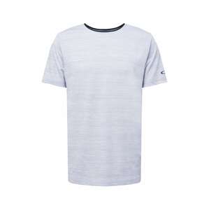OAKLEY Funkčné tričko  sivá / biela