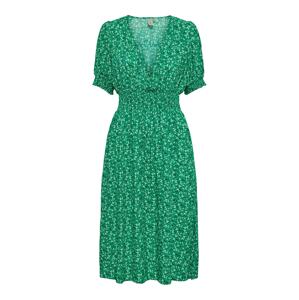 Y.A.S Letné šaty 'Laura'  zelená / svetlozelená / čierna / biela