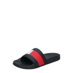 TOMMY HILFIGER Plážové / kúpacie topánky 'Marco 9R'  červená / čierna / biela