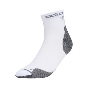 ODLO Športové ponožky 'Ceramicool'  biela / sivá