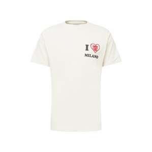 Family First Shirt 'I LOVE'  biela / červená / čierna