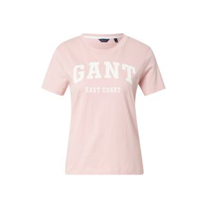 GANT Tričko  pastelovo ružová / biela