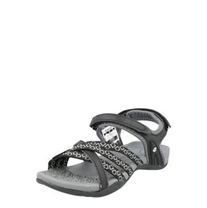 HI-TEC Sandále  sivá / čierna / biela