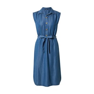 Esprit Collection Košeľové šaty  modrá denim