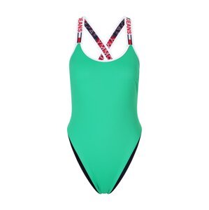 Tommy Hilfiger Underwear Jednodielne plavky  zelená / červená / čierna / biela