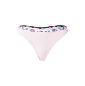 Moschino Underwear Tangá  ružová / biela / čierna / ružová