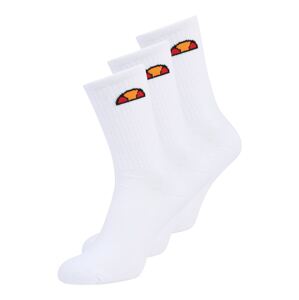 ELLESSE Ponožky 'Tisbi'  biela / oranžová / červená / čierna