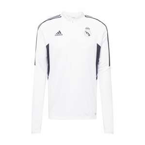 ADIDAS PERFORMANCE Funkčné tričko 'Real Madrid'  biela / čierna melírovaná
