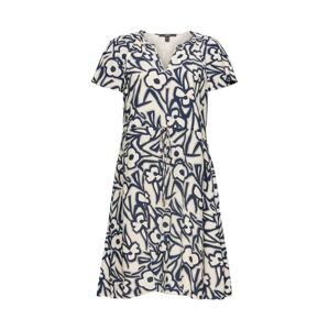 Esprit Collection Šaty  šedobiela / námornícka modrá