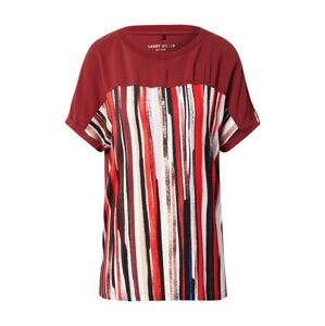 GERRY WEBER Tričko  tmavočervená / zmiešané farby