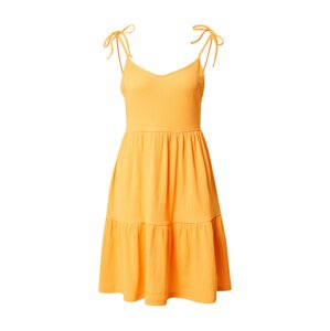 TOM TAILOR DENIM Letné šaty  oranžová