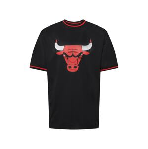 NEW ERA Tričko 'Chicago Bulls'  červená / čierna / biela
