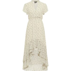 DreiMaster Vintage Šaty  antracitová / biela ako vlna