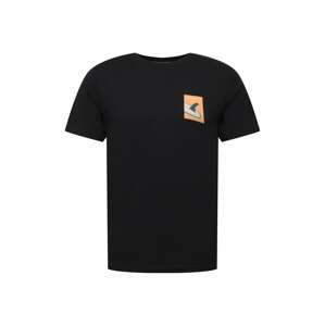 PROTEST Funkčné tričko 'TOALO'  čierna / oranžová / modrá / béžová