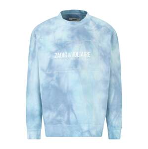Zadig & Voltaire Sweatshirt 'SIMBA'  modrosivá / dymovo modrá / biela