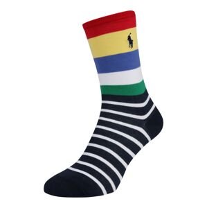 Polo Ralph Lauren Ponožky  tmavomodrá / žltá / zelená / červená / biela