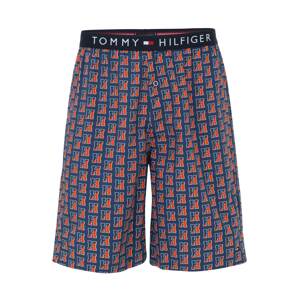 Tommy Hilfiger Underwear Pyžamové nohavice  oranžová / tmavomodrá / biela / červená