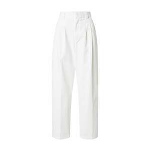 Carhartt WIP Plisované nohavice 'Tristin'  biela