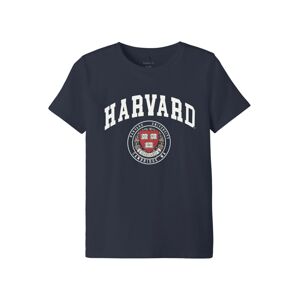 NAME IT Tričko 'Harvard'  námornícka modrá / svetlomodrá / červená / biela