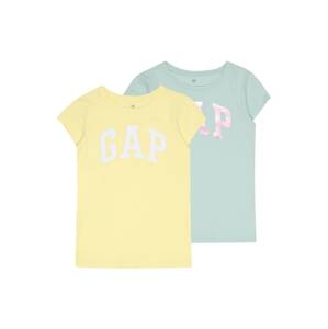 GAP Tričko  pastelovo zelená / strieborná / ružová / svetložltá