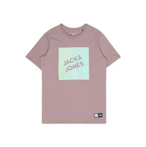 Jack & Jones Junior Tričko 'NIGHTS'  azúrová / staroružová / čierna