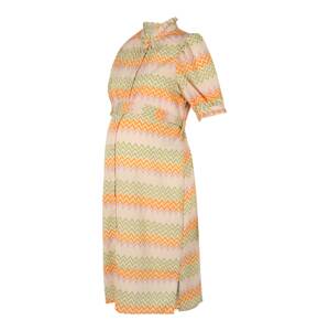 Vero Moda Maternity Košeľové šaty  oranžová / zmiešané farby