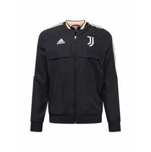 ADIDAS PERFORMANCE Športová bunda 'Juventus Turin'  čierna / biela / oranžová