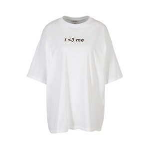 Monki Oversize tričko 'Cissi'  biela / čierna