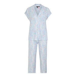 Lauren Ralph Lauren Pyžamo  svetlomodrá / biela / svetlofialová