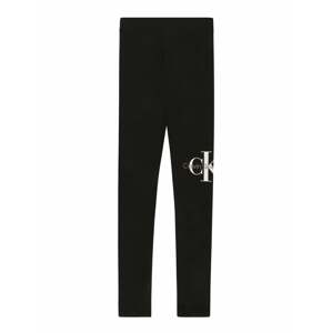 Calvin Klein Jeans Legíny  krémová / hnedá / čierna