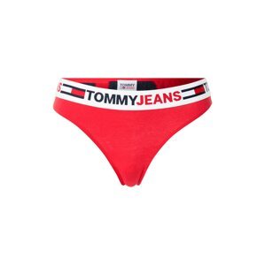 Tommy Hilfiger Underwear Tangá  červená / biela / čierna