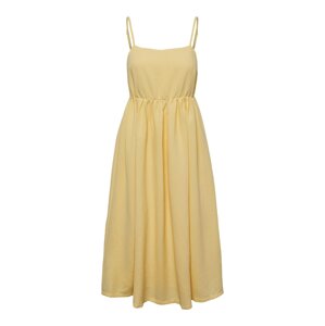 PIECES Letné šaty 'Bianca'  pastelovo žltá