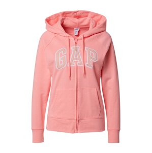 GAP Tepláková bunda  ružová / svetloružová / biela