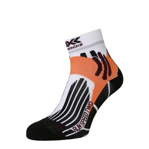 X-SOCKS Športové ponožky 'SPEED TWO'  biela / lososová / čierna