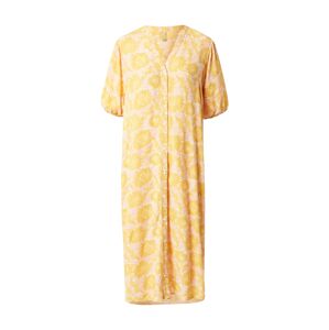 Soyaconcept Košeľové šaty 'DARA'  žltá / béžová / ružová