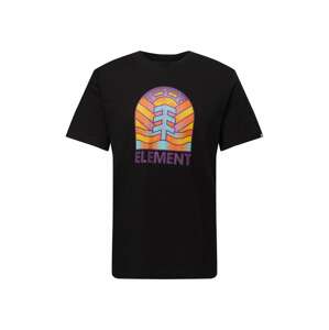ELEMENT Funkčné tričko 'ADONIS'  čierna / oranžová / fialová / svetlomodrá / žltá