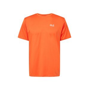 JACK WOLFSKIN Funkčné tričko  biela / oranžová