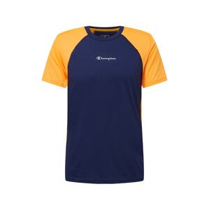 Champion Authentic Athletic Apparel Funkčné tričko  námornícka modrá / biela / oranžová