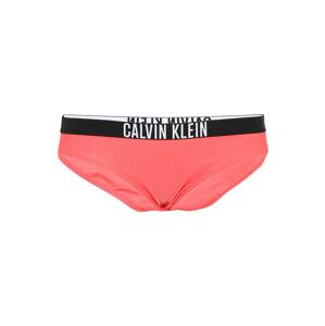 Calvin Klein Swimwear Plus Bikinové nohavičky  marhuľová / čierna / biela