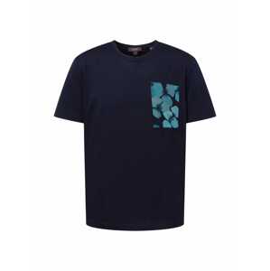 Esprit Collection Tričko  modrá / čierna