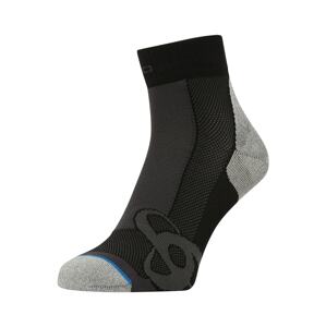 ODLO Športové ponožky  čierna / tmavosivá / sivá melírovaná / modrá