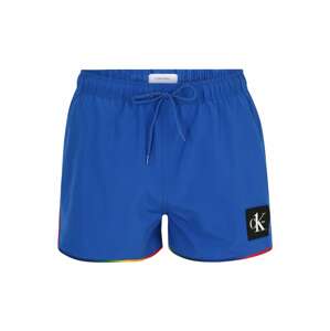 Calvin Klein Swimwear Plavecké šortky  modrá / zmiešané farby
